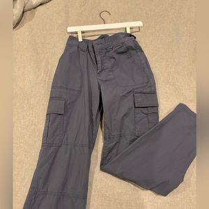 High rise Hollister baggy cargo pants